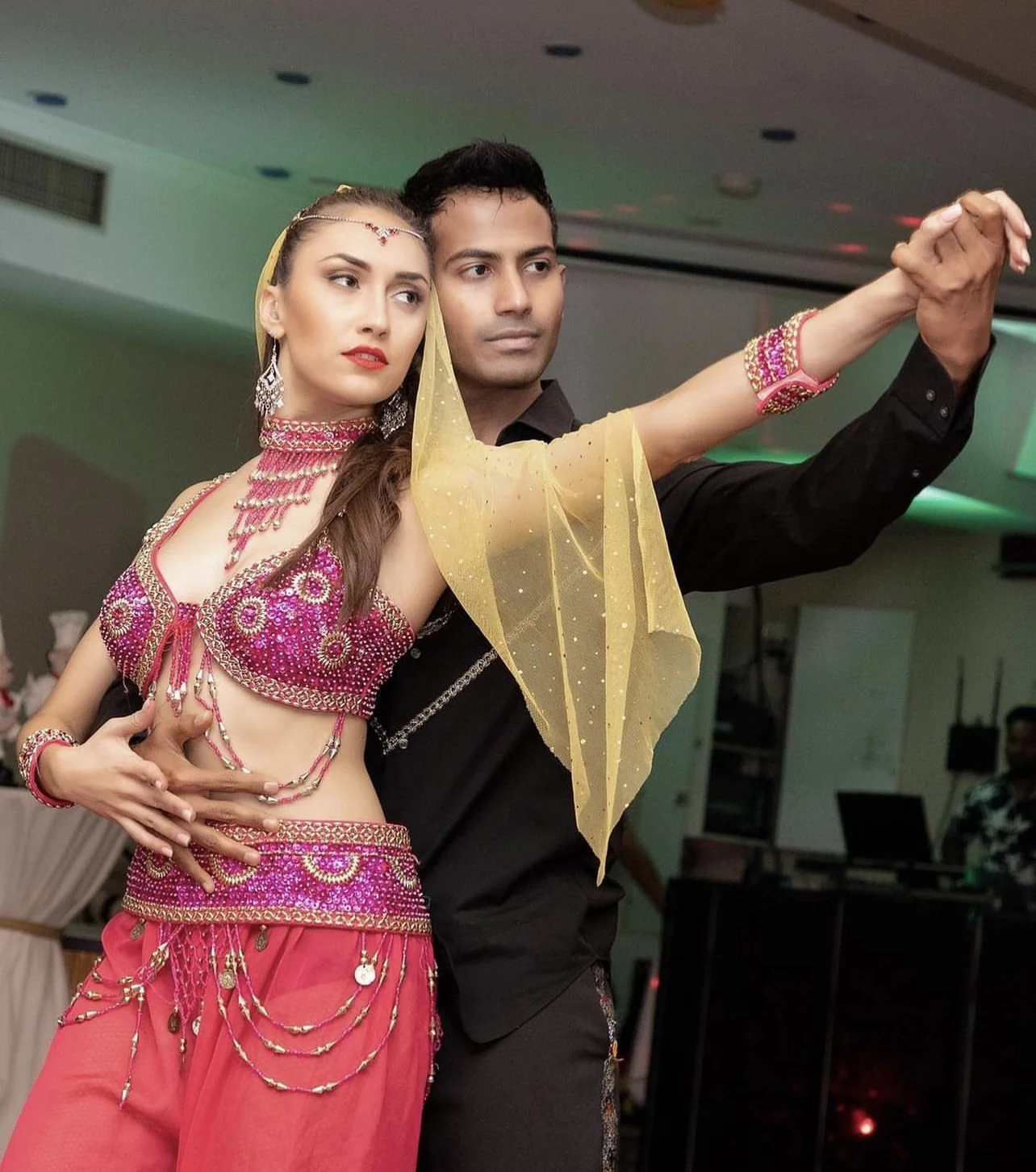 Bollywood Show performers at an event