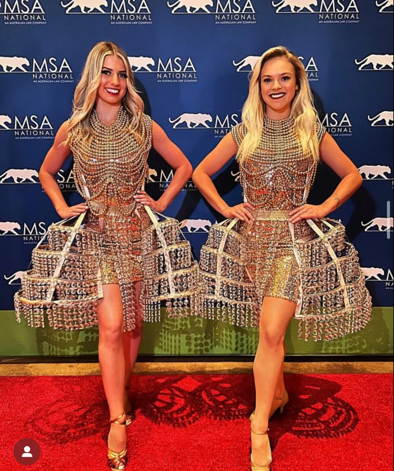 Event hostesses at a corporate function