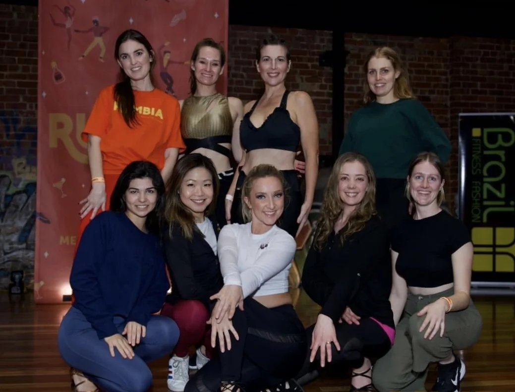 Elite Latin Dance Co students together at a Latin dance event