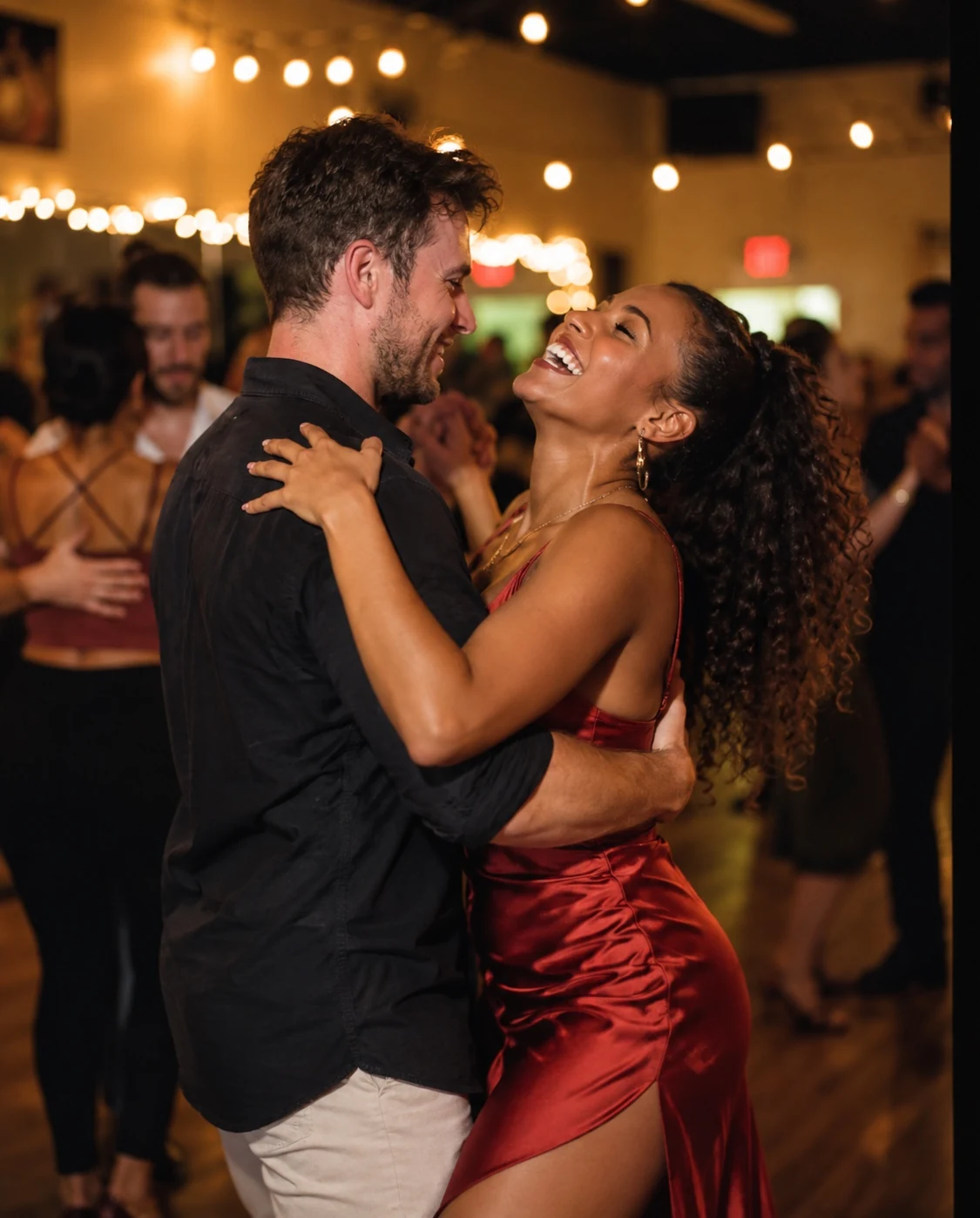 Salsa dancing