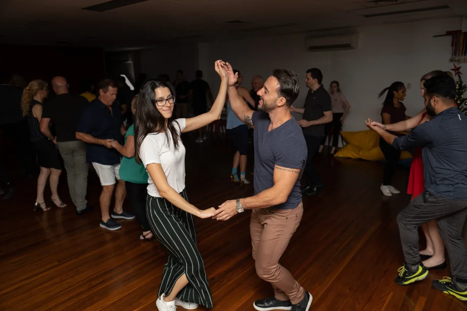 Nikolai Babkoff dancing with Elite Latin Dance Co.