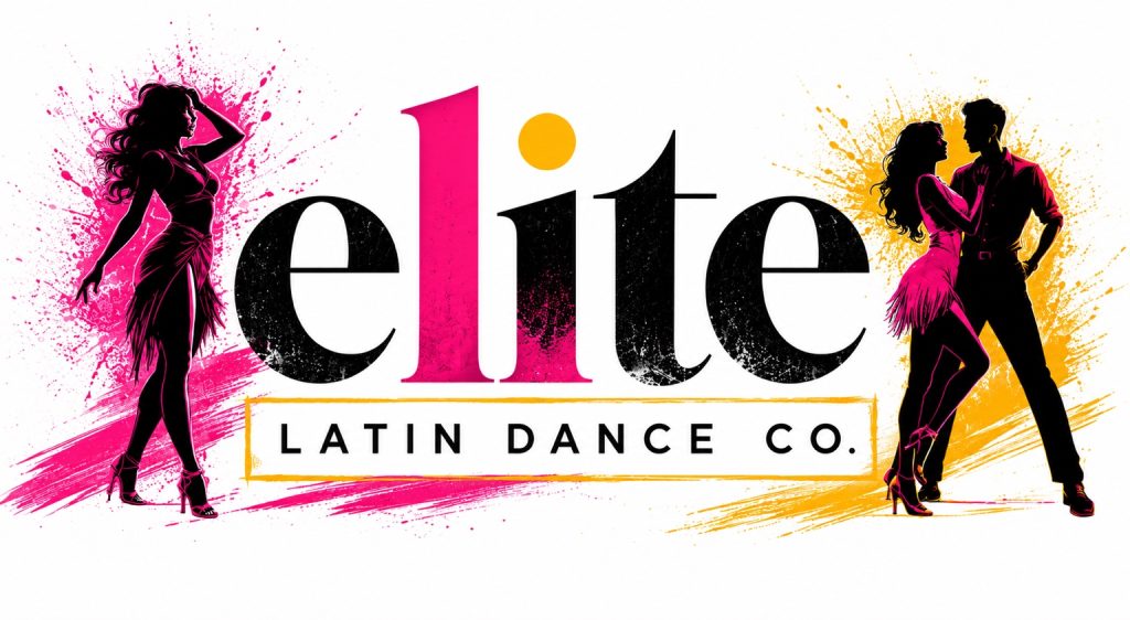 New Elite Latin Dance Co logo and branding for the Gold Coast Latin dance school