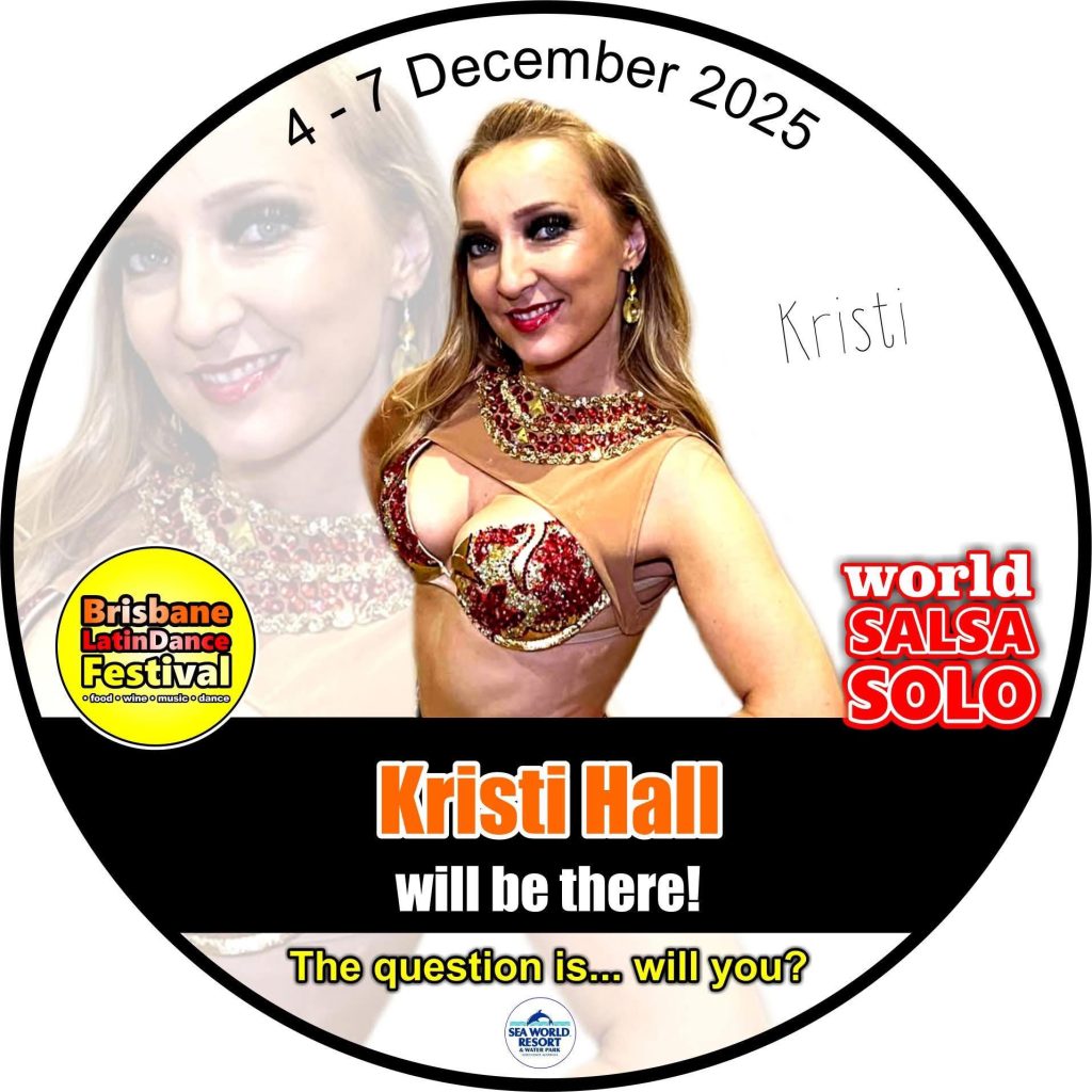 World Salsa Solo 2025 announcement featuring Kristi Hall