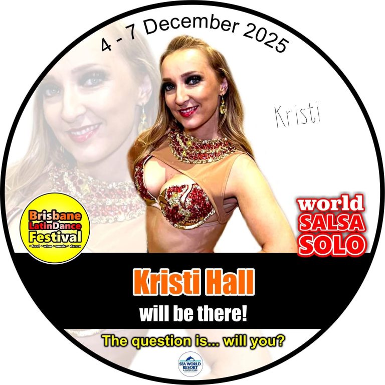 World Salsa Solo 2025 announcement featuring Kristi Hall