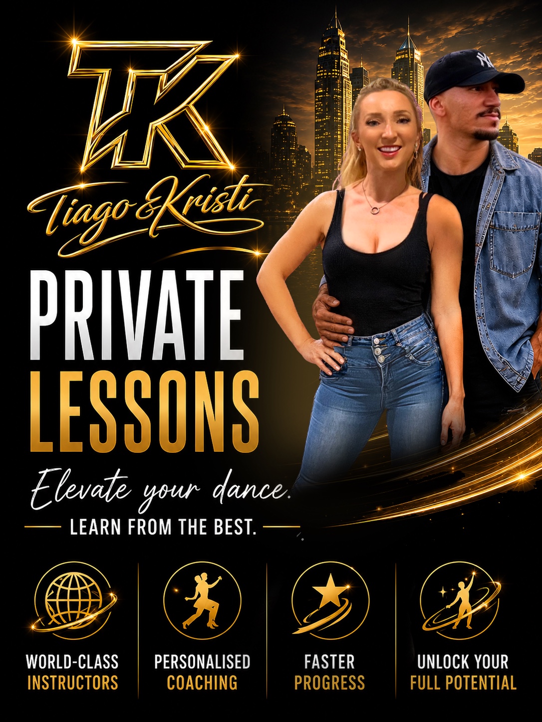 Kristi Hall and Tiago Mendes — Elite Latin Dance Co. online private coaching